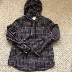 Like new L.L. Bean flannel with zipper